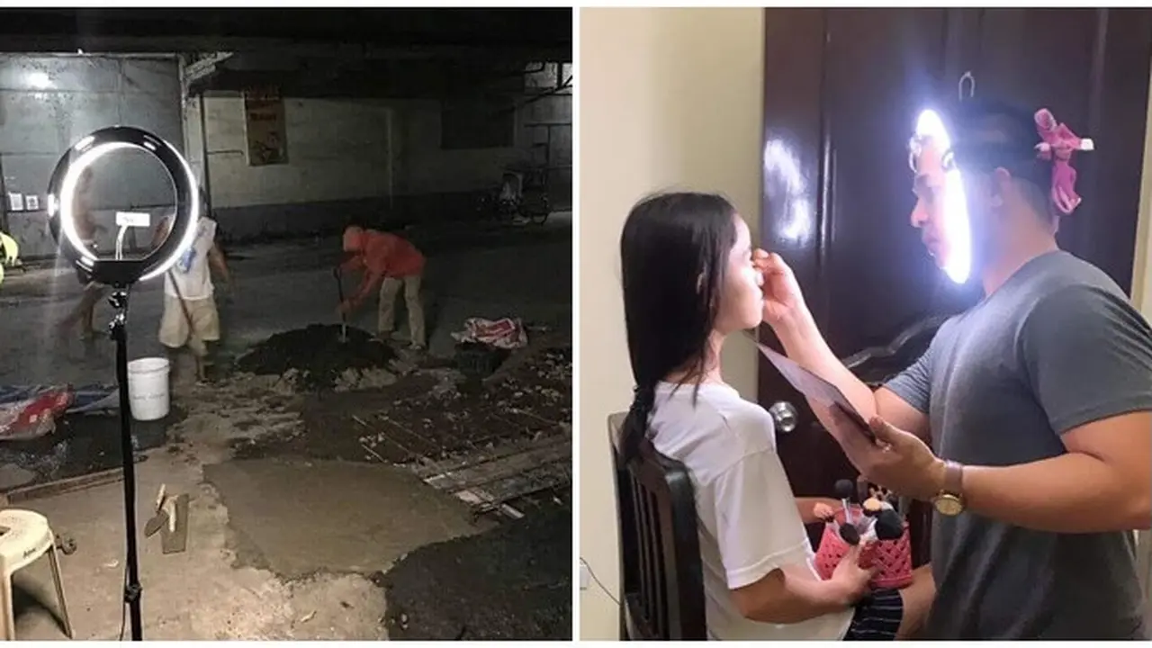 6 Potret Orang Pakai Ring Light untuk Pencahayaan Ini Bikin Tepuk Jidat