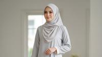 Model Gamis Minimalis untuk Pengajian (Image by Gemini AI)