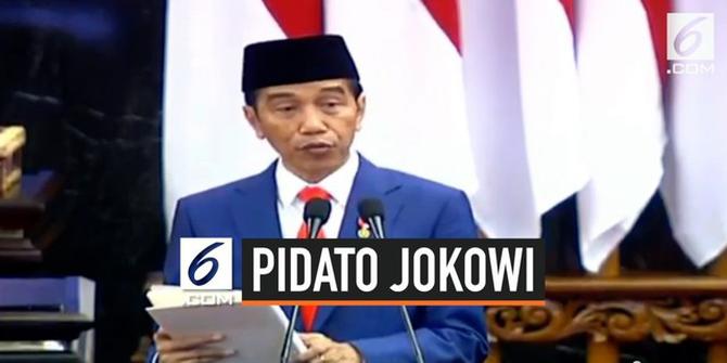 VIDEO: Pidato Lengkap Jokowi soal Nota Keuangan dan RAPBN 2020