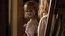 Boneka Annabelle, Boneka menjadi ikon di film The Conjuring " dan " Annabelle ". film ini terinspirasi oleh boneka nyata bernama sama. Film horor ini bahakan membuatnya menjadi salah satu film horor terlaris. (reuters)