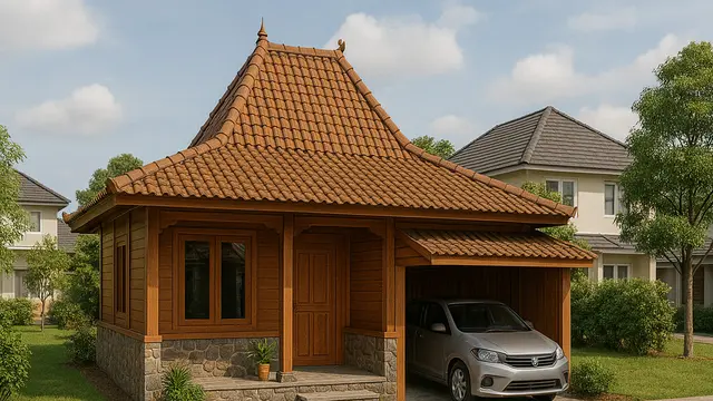 Gambar Desain Rumah 6x9 dengan Garasi