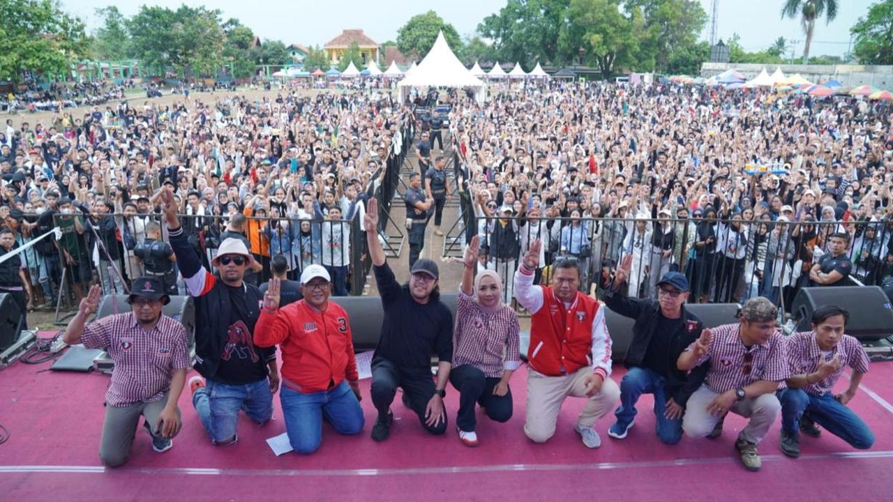 Pengurus KawanJuangGP Kabupaten Bandung, Ema Rachmawati, mengungkapkan, Pesta Rakyat Ganjar-Mahfud bukan hanya sebagai acara konser biasa.<br>
