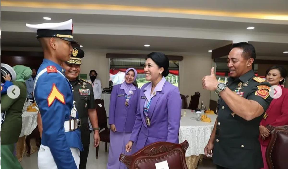 Jenderal Andika Perkasa Acungkan Jempol Untuk Mohammad Tri Anjas<br>