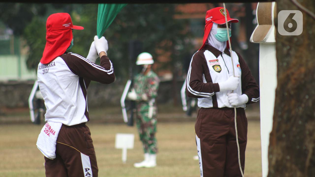 Intip Latihan Paskibraka di Tengah Pandemi COVID-19
