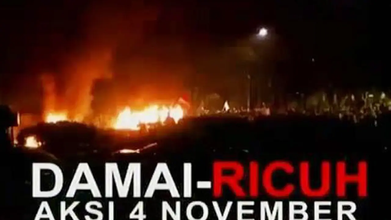 Damai-Ricuh Aksi 4 November
