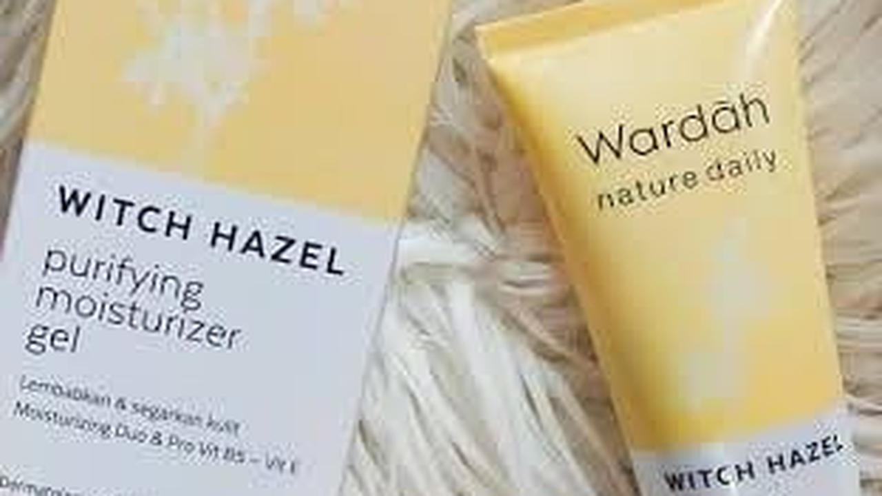 3. Wardah Nature Daily Witch Hazel Purifying Moisturizer Gel<br>