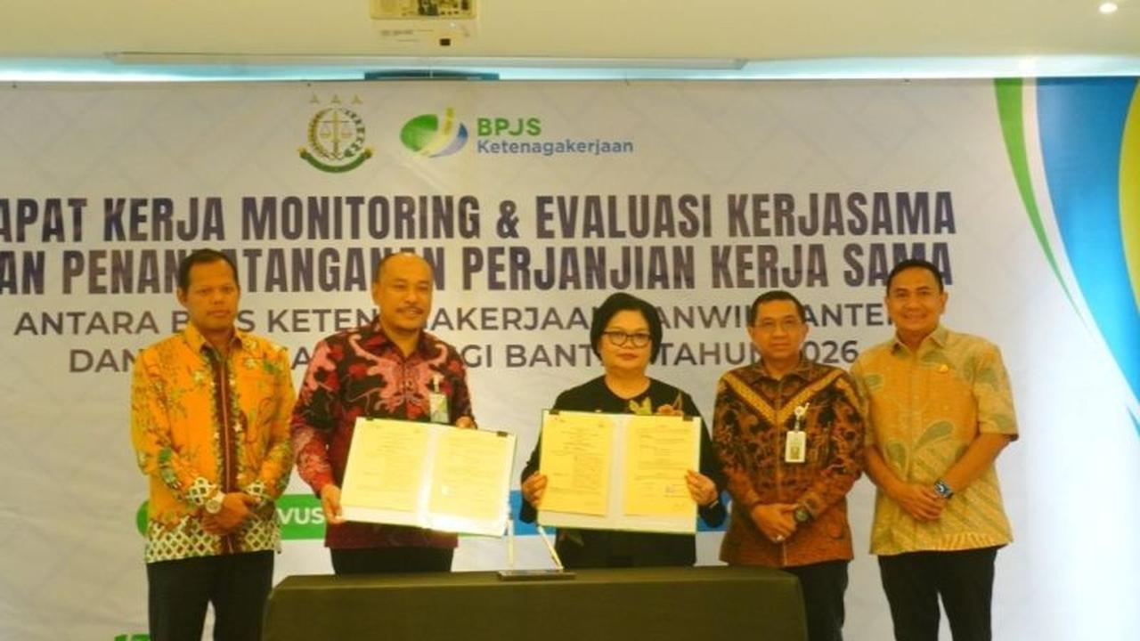 Perkuat Perlindungan Pekerja, BPJS Ketenagakerjaan Gandeng Kejati Banten dalam Kerja Sama Hukum Perdata