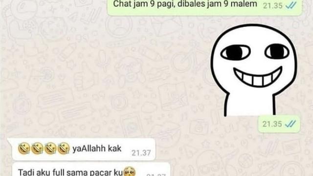7 Chat Tanda Ditolak Secara Halus Ini Bikin Senyum Getir