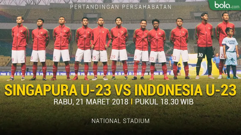 Singapura U-23 Vs Indonesia U-23