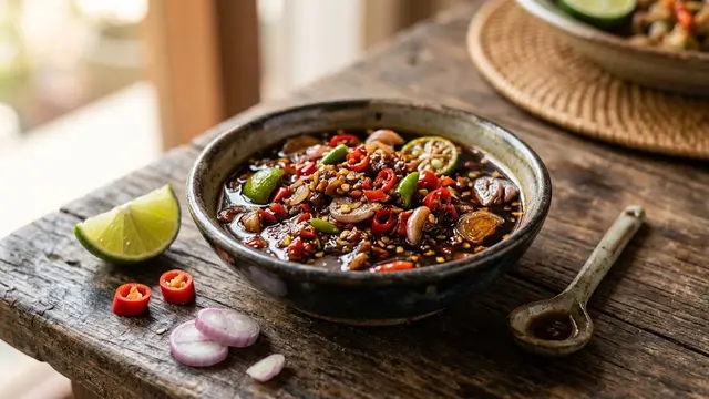 Resep Sambal Kecap Saus Tiram yang Gurih Pedas Segar