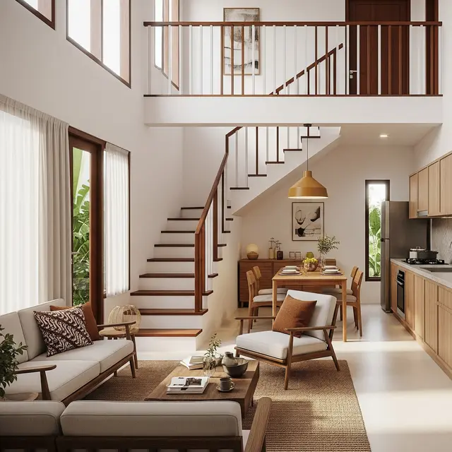 9 Desain Rumah Kecil Tapi Tetap Muat Tiga Kamar dengan Layout Pintar