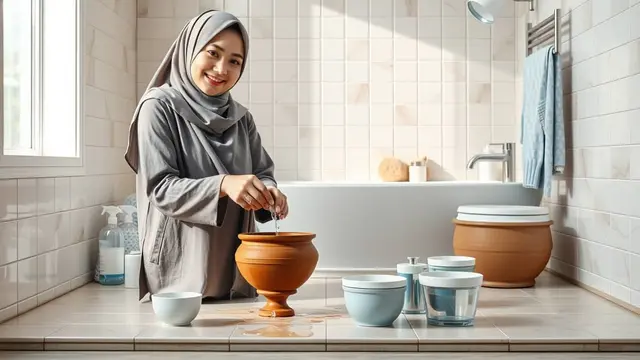 cara membersihkan najis anjing