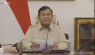 Prabowo Pimpin Rapat Penanganan Bencana: Ini Takdir Kita