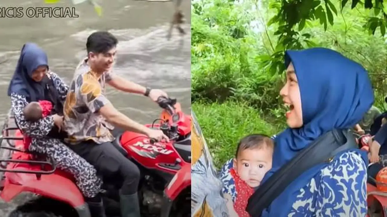 Usai Main Jetski, Ini 7 Potret Baby Moana Anak Ria Ricis yang Diajak Naik ATV