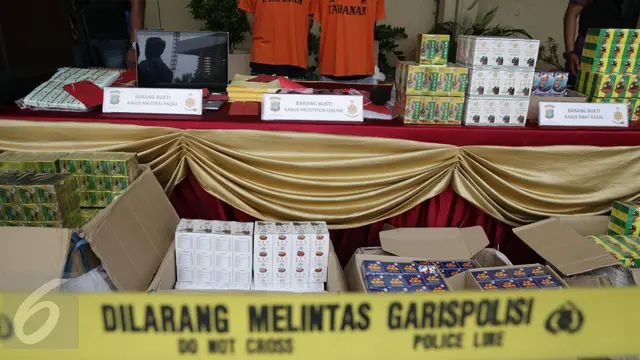 Rilis Barang Bukti Polres Pelabuhan Tanjung Priok-JAkarta- Faizal Fanani-20170411