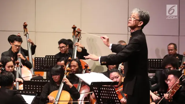 Sajikan Karya Tiga Komposer, Jakarta City Philharmonic Bius Penonton