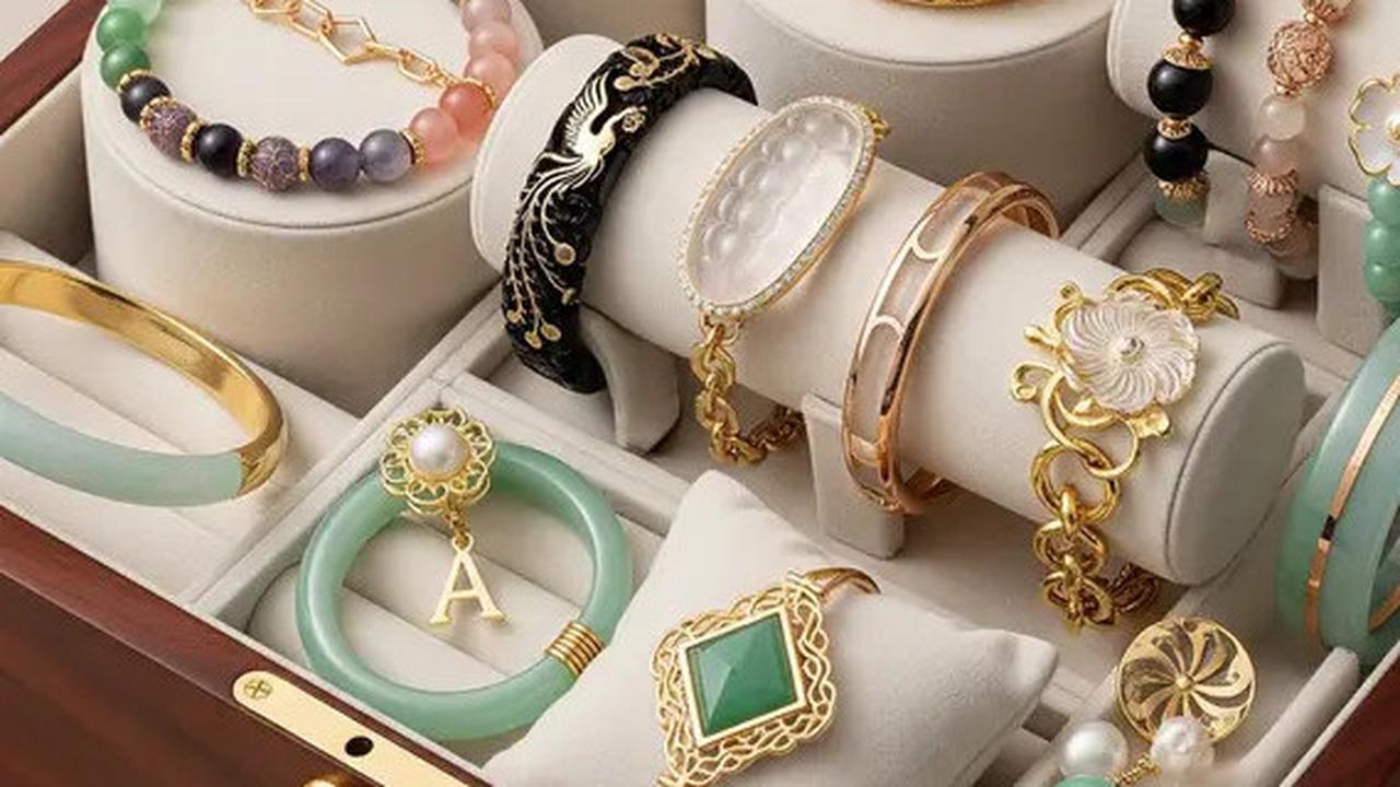 Mewah dan Simbol Keberuntungan, Ini 15 Model Gelang Giok Emas Terbaru 2025