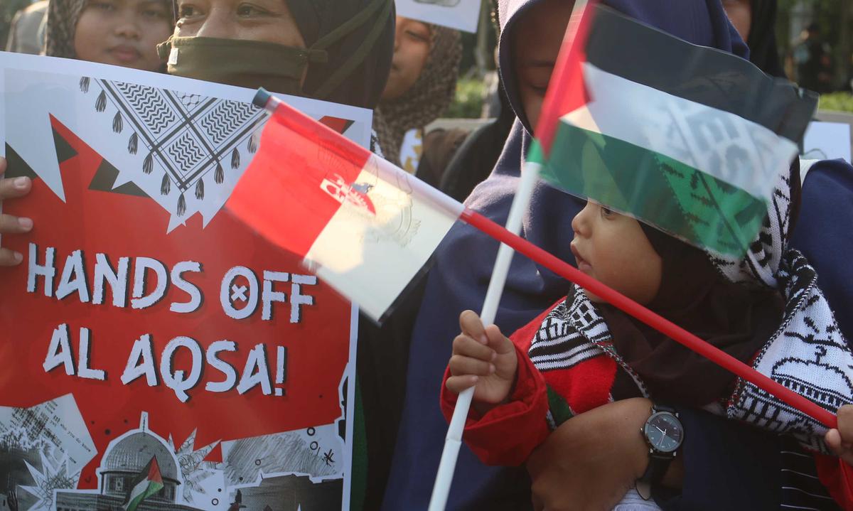 Mengenang Tragedi Al Aqsa, AWG Gelar Aksi di Depan Kedubes AS