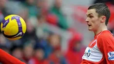 Aksi gelandang Middlesbrough, Adam Johnson di laga lawan Arsenal yang berlangsung di The Riverside Stadium, Middlesbrough, 13 Desember 2008. AFP PHOTO/ANDREW YATES.