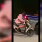 Viral Aksi Nekat Pengendara Motor Terobos Jalan Tol Depok-Antasari Dikejar Petuga, Warganet: Game GTA dengan Kearifan Lokal. (Doc: Twitter | @InfoJakarta)