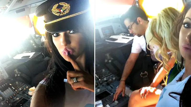 Bawa Artis Porno ke Kokpit, Ijin Pilot Dicabut