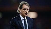 5. Roberto Mancini – Legenda Lazio ini baru saja membawa timnas Italia lolos ke Euro 2020. Sebelumnya ia juga telah sukses membawa Inter Milan dan Manchester City merengkuh titel juara. (AFP/Marco Bertorello)