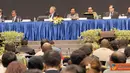 Citizen6, Jakarta: Panglima TNI Laksamana TNI Agus Suhartono S.E., beserta para pembicara yang lain di forum Jakarta International Defence Dialogue (JIDD) di Jakarta Convention Centre, Jumat (25/3). (Pengirim: Badarudin Bakri Badar)