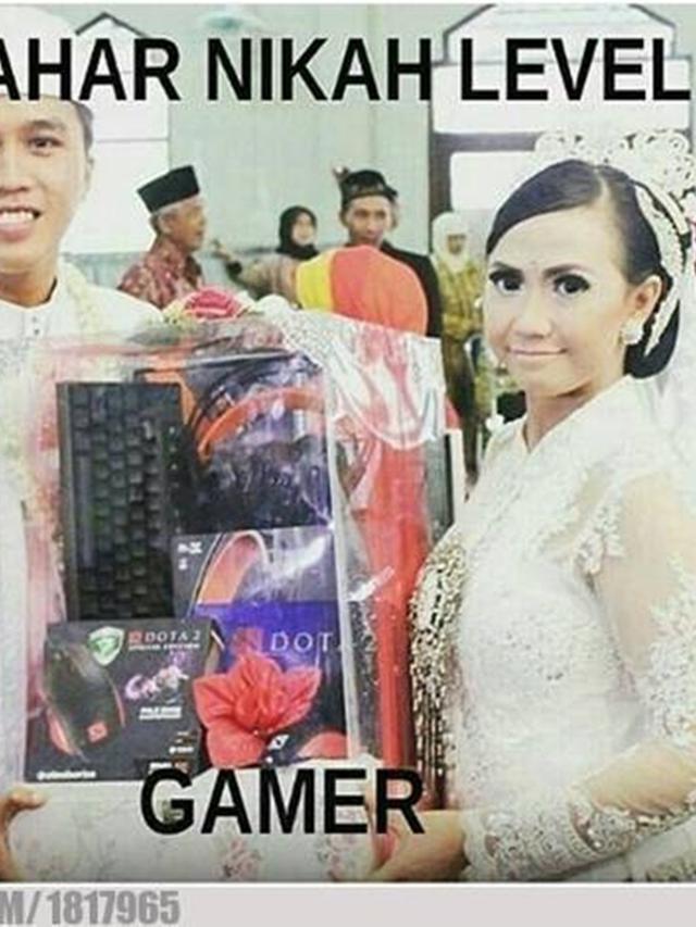 6 Mahar Nikah Anak Gamers Ini Unik, Bikin Senyum
