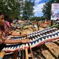 Festival tenun ikat d Sumba, NTT (Liputan6.com/Ola Keda)