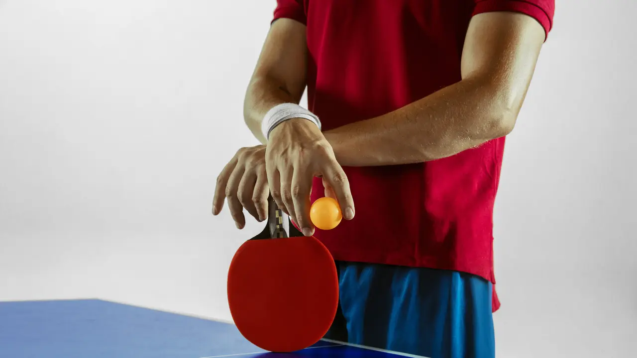 Ilustrasi tenis meja