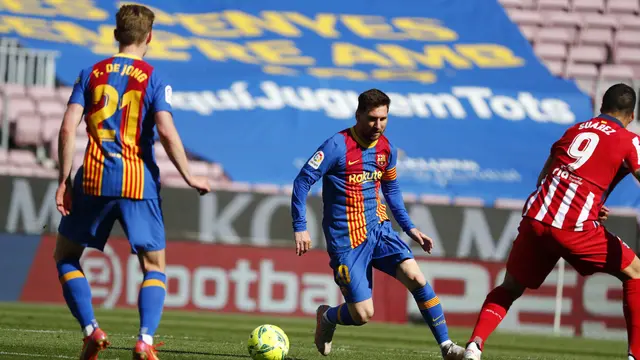 Barcelona dan Atletico Madrid Berbagi Poin di Camp Nou