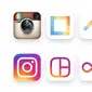 Inilah logo Instagram, Boomerang, dan Layout yang telah diupdate (Sumber: The Guardian).