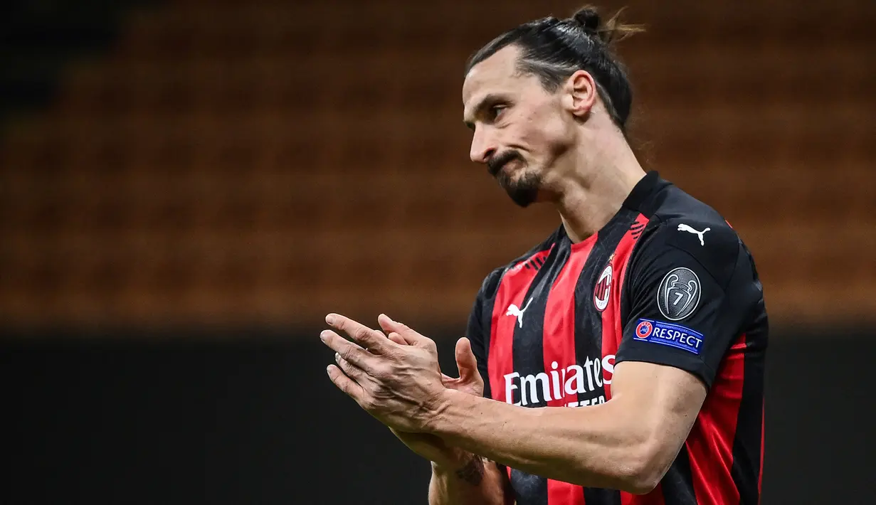 Zlatan Ibrahimovic telah berpartisipasi di Liga Champions bersama Ajax, Juventus, Inter Milan, Barcelona, ​​​​AC Milan, Paris Saint-Germain, dan Manchester United. Sayangnya, ia tak pernah menyicipinya meskipun enam dari klub-klub tersebut telah memenangkan gelar tersebut. (AFP/Marco Bertorello)