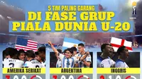 Infografis - 5 Tim Paling Garang Di Fase Grup Piala Dunia U-20 (Bola.com/Adreanus Titus)