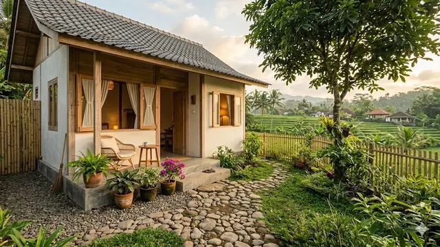 Rumah Desa Estetik yang Nyaman Tanpa Harus Mewah