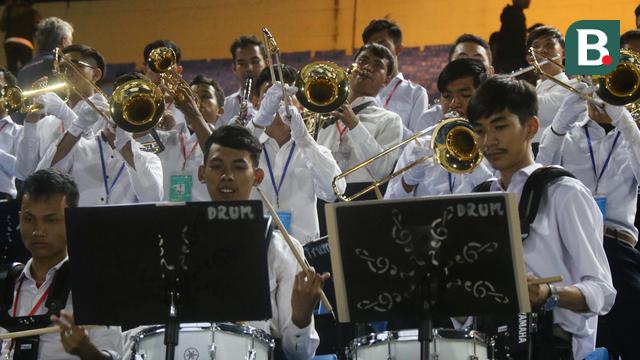 Marching Band Pelajar Kamboja