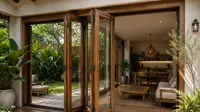 Inspirasi Pintu Lipat untuk Halaman Belakang (AI Generated)