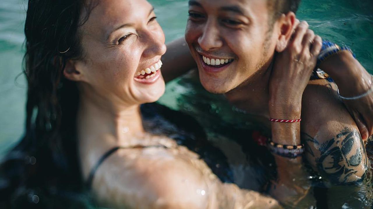 Nadine Chandrawinata dan Dimas Anggara