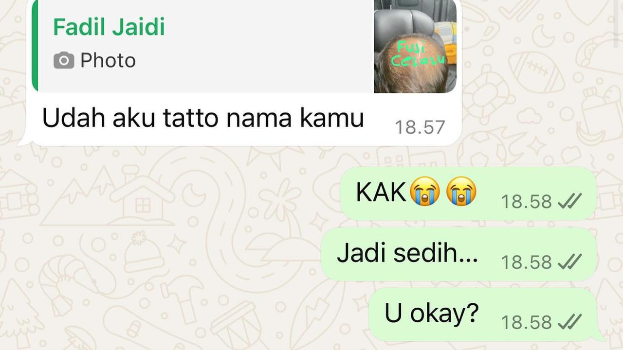 Fuji Perlihatkan Chat dengan Fadil Jaidi, Bahas Tentang Pernikahan hingga Mahar yang Kocak Banget