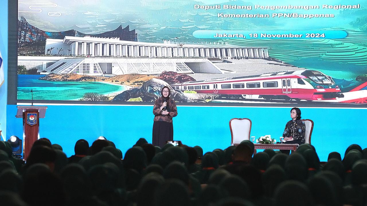 Deputi Bidang Pengembangan Regional Kementerian /Bappenas Tri Dewi Firgiyanti.