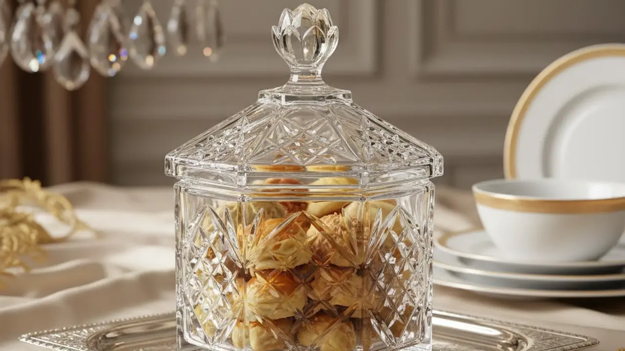Toples lebaran bahan Kristal (Gemini AI)