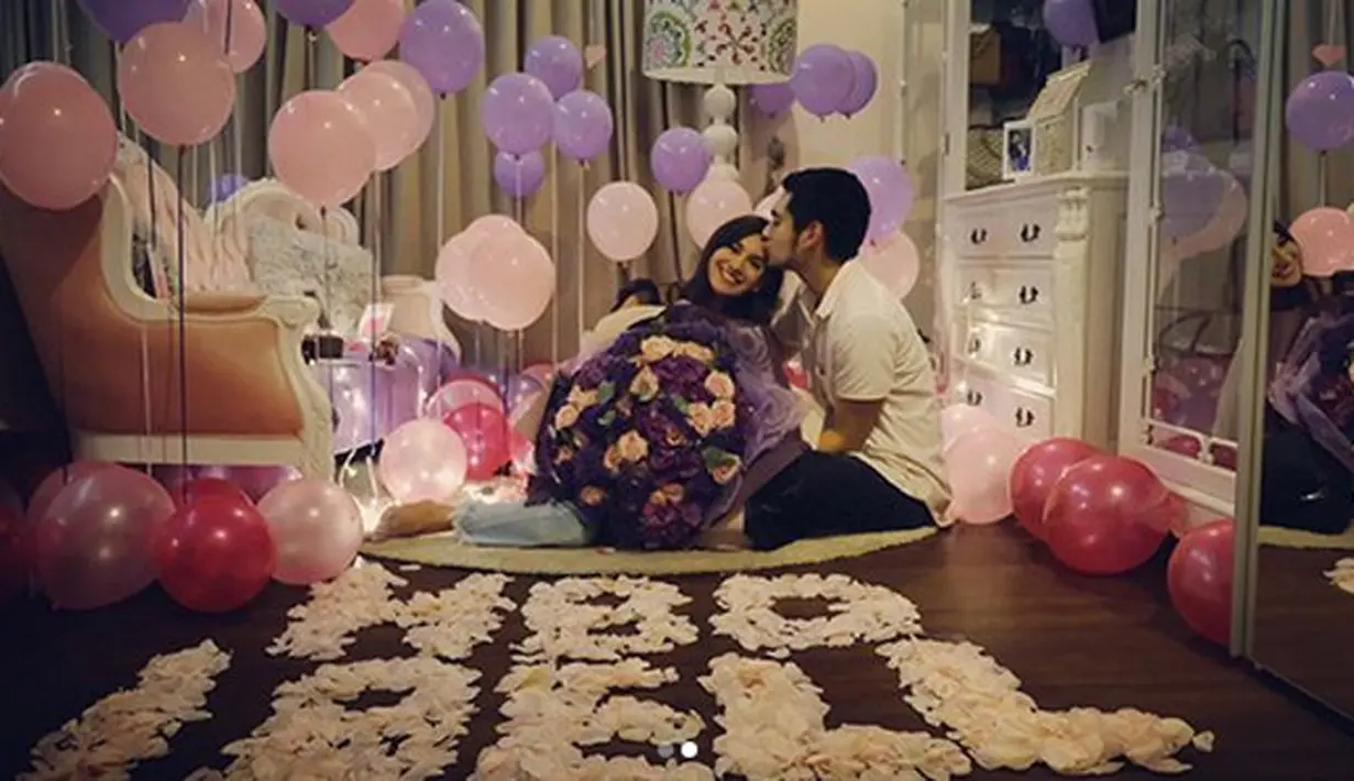 Tanggal 23 April, merupakan tanggal kelahiran pemeran Irish Bella. Tepat tanggal tersebut, kekasih Giorgino Abraham itu dilahirkan di Cirebon.  (Instagram/giorgino_abraham)