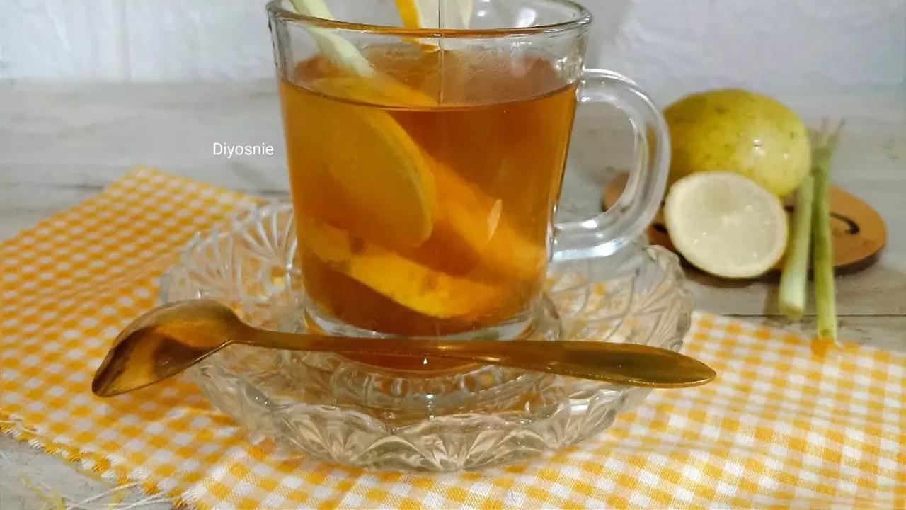 Resep teh lemon serai madu. (dok. Cookpad @_Diyos)