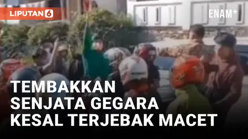 VIDEO: Terjebak Kemacetan di Puncak Bogor, Koboi Jalanan Ngaku TNI Tembakkan Airsoft Gun
