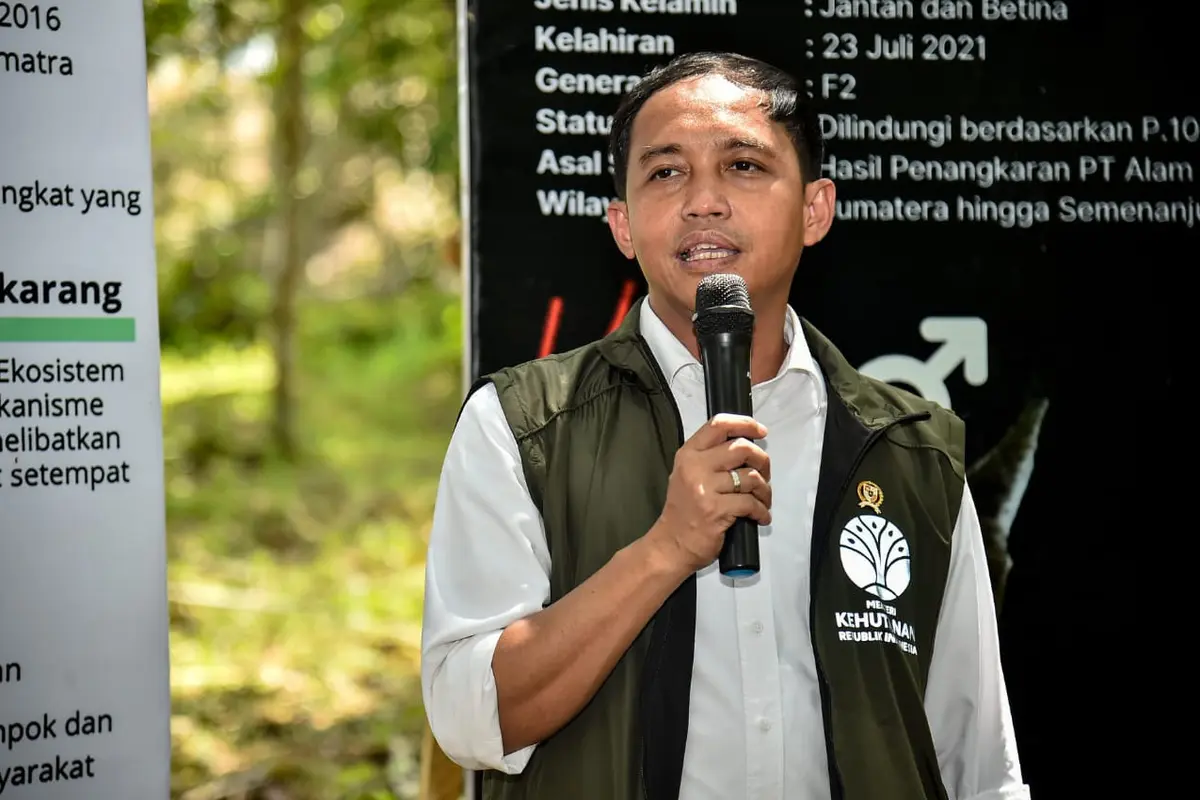 Menteri Kehutanan (Menhut) Raja Juli Antoni.