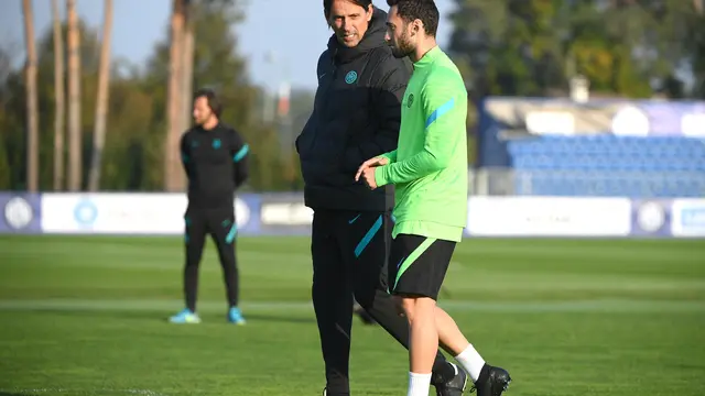 Latihan Inter Milan Jelang Lawan Sheriff