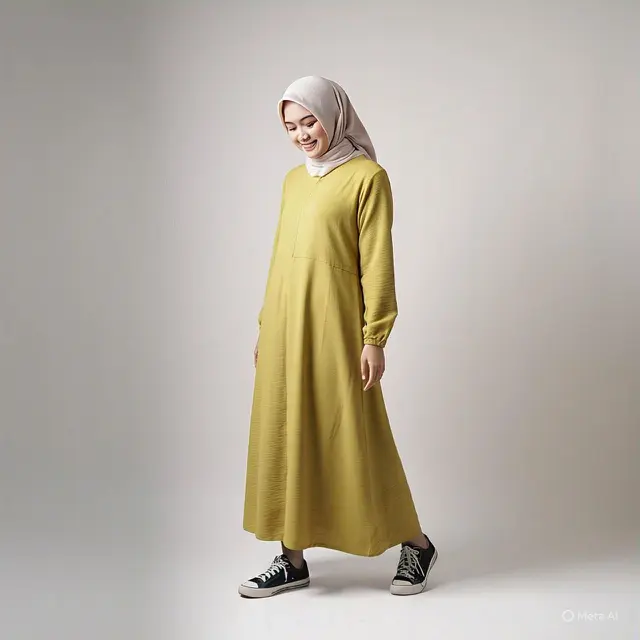 Model Gamis untuk Wanita Usia 20-an/Meta AI