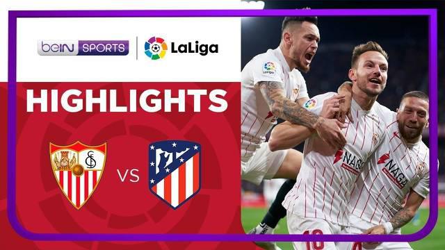 Berita video highlights Liga Spanyol, Sevilla menang tipis 2-1 atas Atletico Madrid, Minggu (19/12/21)