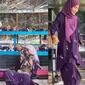 Wanita ini pakai baju lebaran kembaran dengan 61 kucingnya. (Sumber: TikTok/cats.territory)