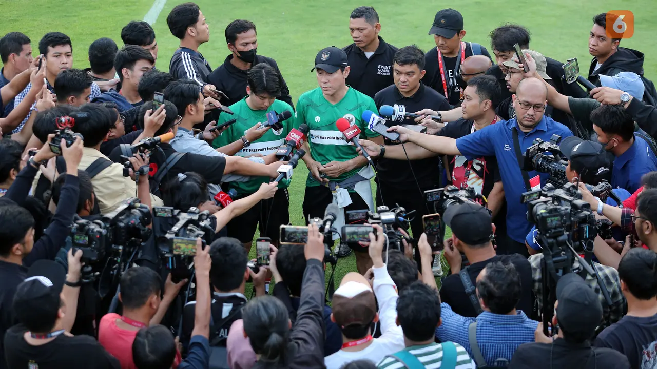 Latihan Timnas Indonesia Jelang Hadapi Timnas Argentina